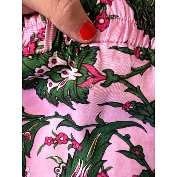 DELFI Collective Maya Shorts Size Small Women's Pink and Green - Picture 4 of 4